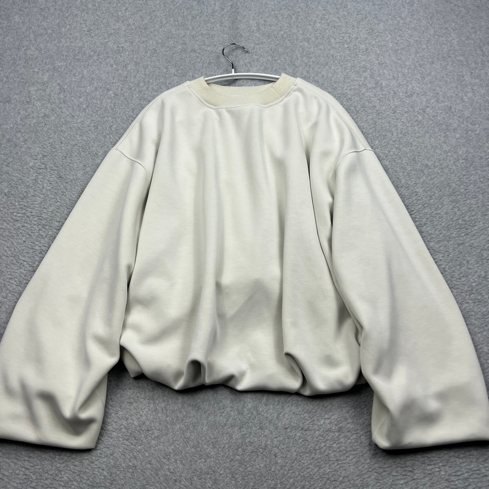 Lululemon Softstreme Voluminous-Sleeve Pullover Womens Med Bone Oversized W3HS3S